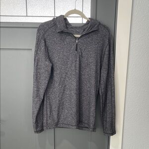 lululemon athletica Men's Heather Charcoal Quarter-Zip Pullover